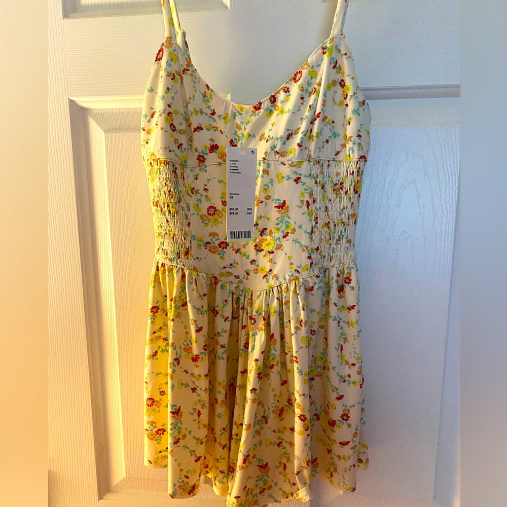 Urban Outfitters Botanical Romper NWT